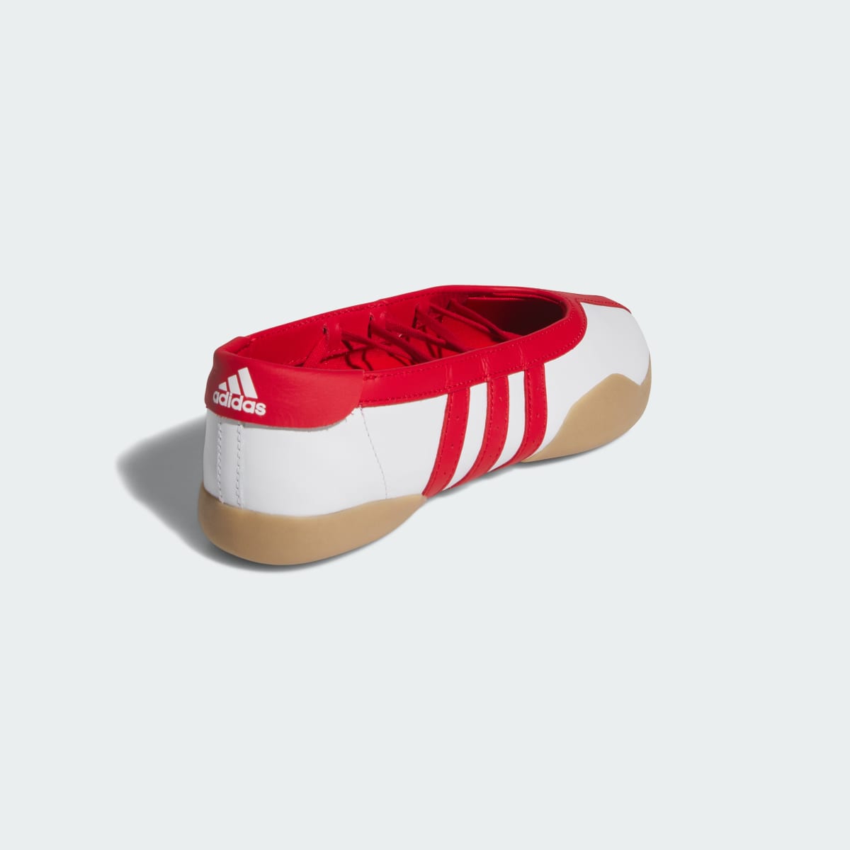 Adidas Women's Taekwondo Mei Shoes - Cloud White / Better Scarlet / Gum - Image 5