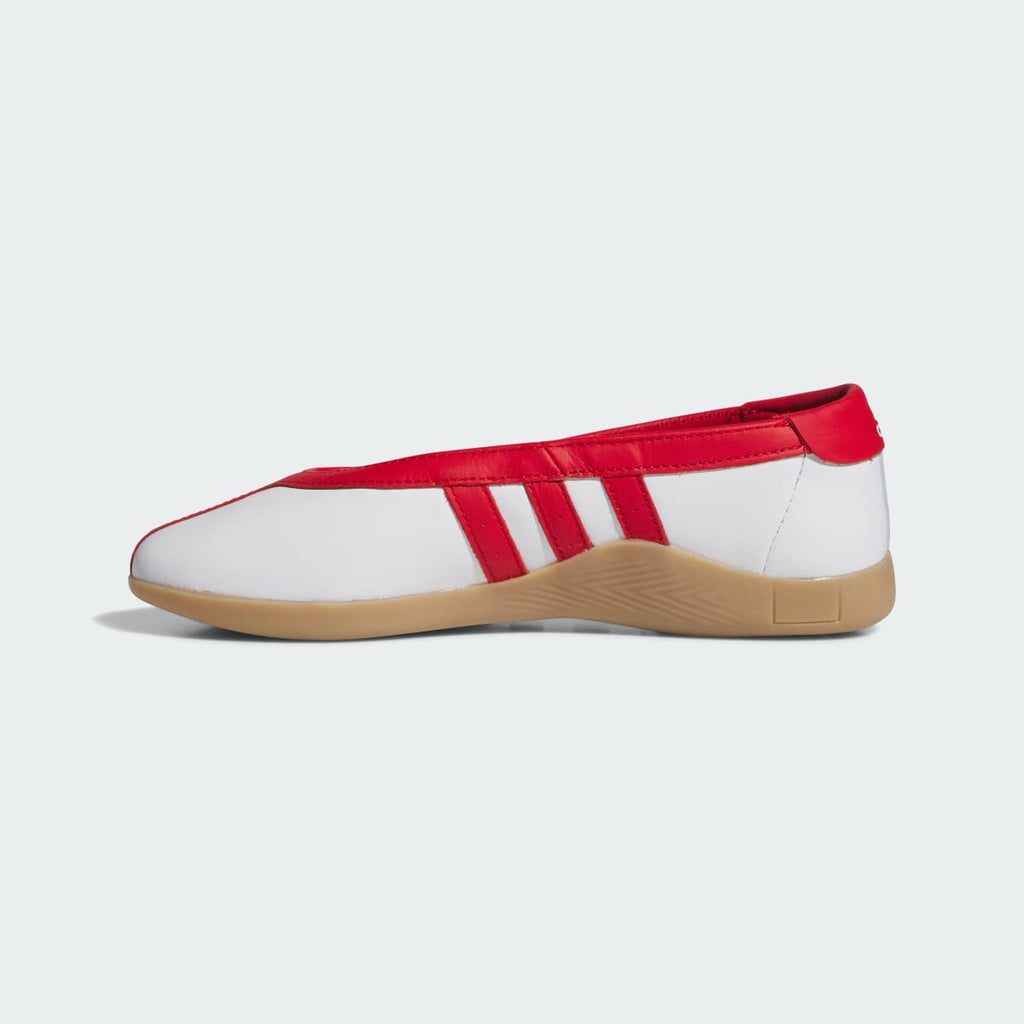 Adidas Women's Taekwondo Mei Shoes - Cloud White / Better Scarlet / Gum - Image 6