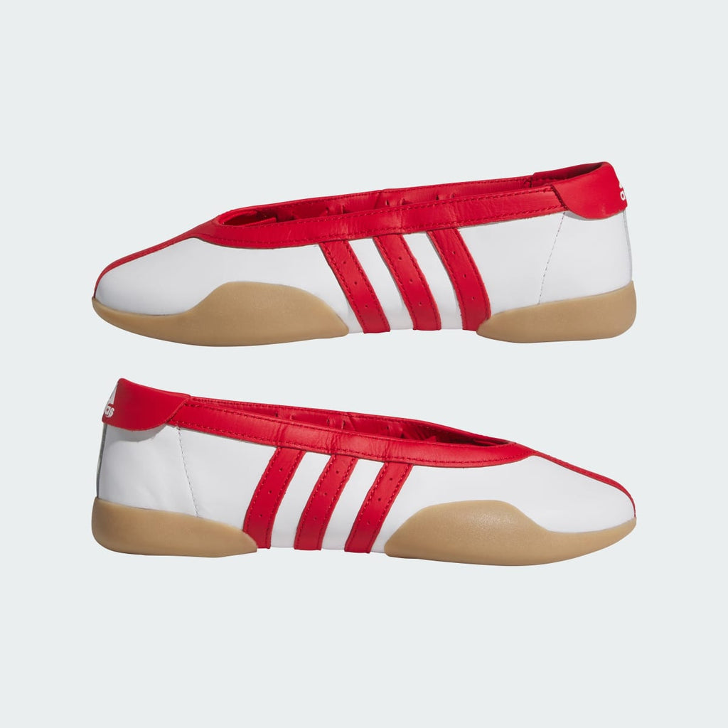 Adidas Women's Taekwondo Mei Shoes - Cloud White / Better Scarlet / Gum - Image 7