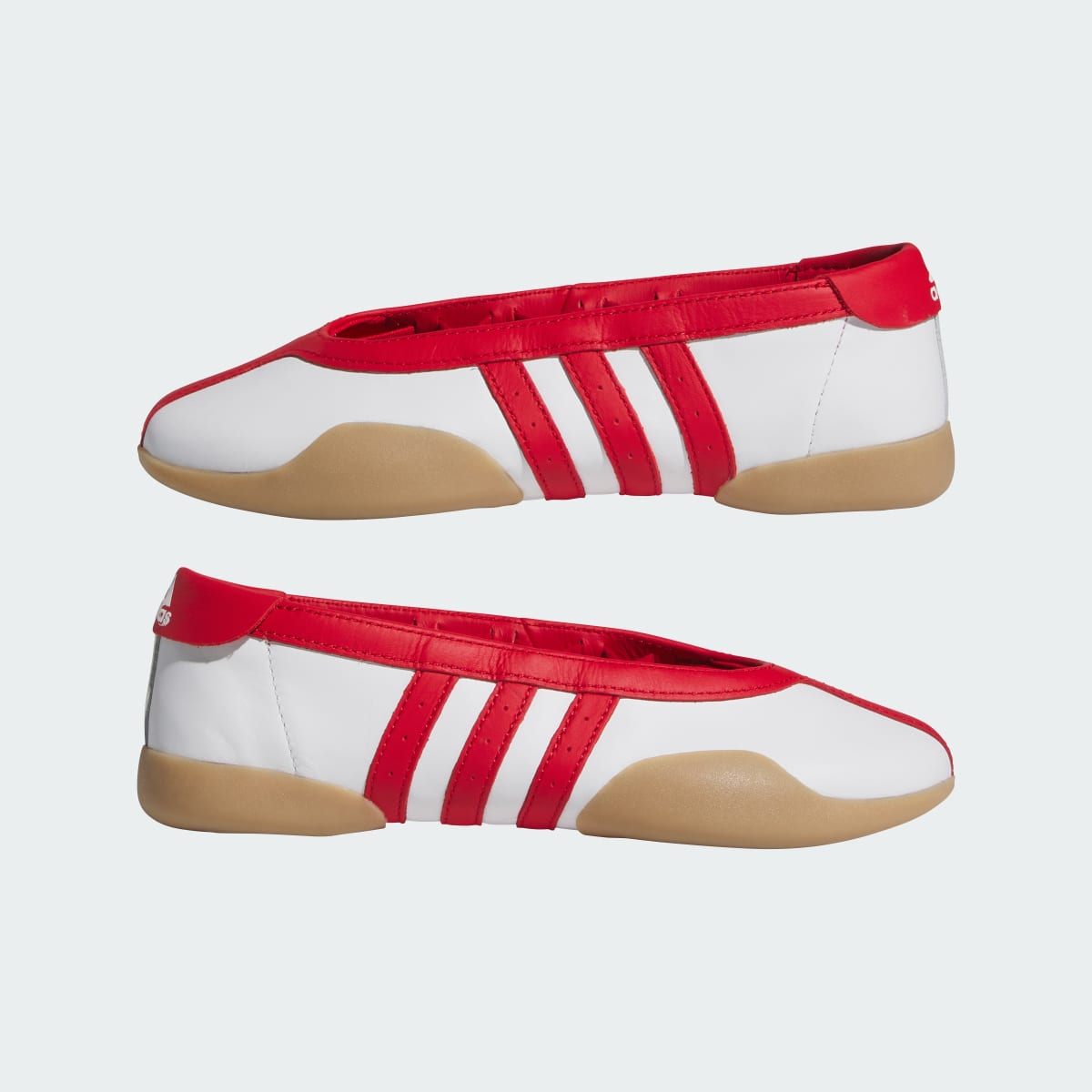 Adidas Women's Taekwondo Mei Shoes - Cloud White / Better Scarlet / Gum - Image 7