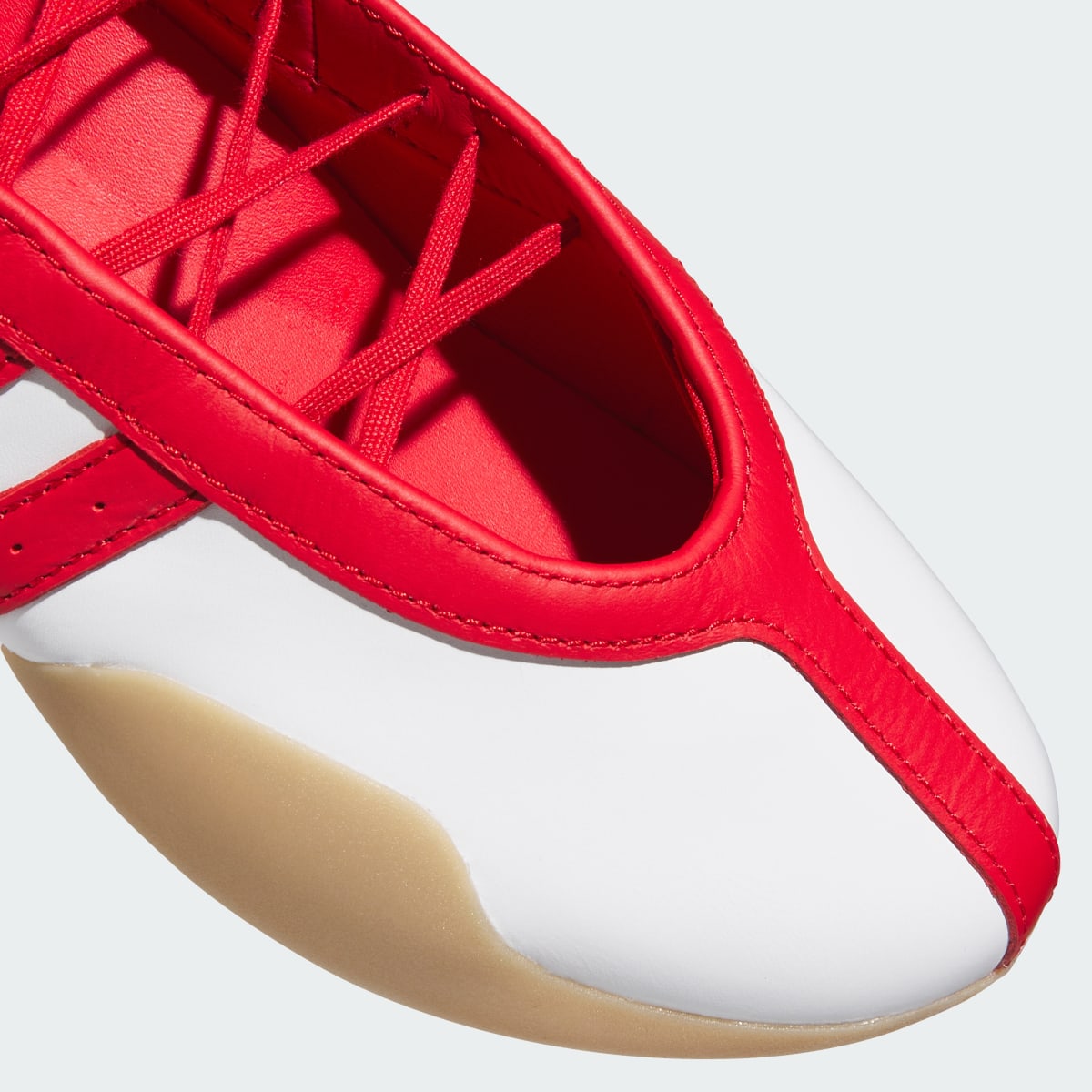Adidas Women's Taekwondo Mei Shoes - Cloud White / Better Scarlet / Gum - Image 9