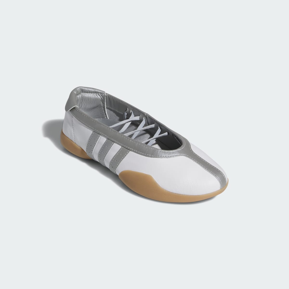 Adidas Women's Taekwondo Mei Shoes - Cloud White / Silver Metallic / Gum - Image 4