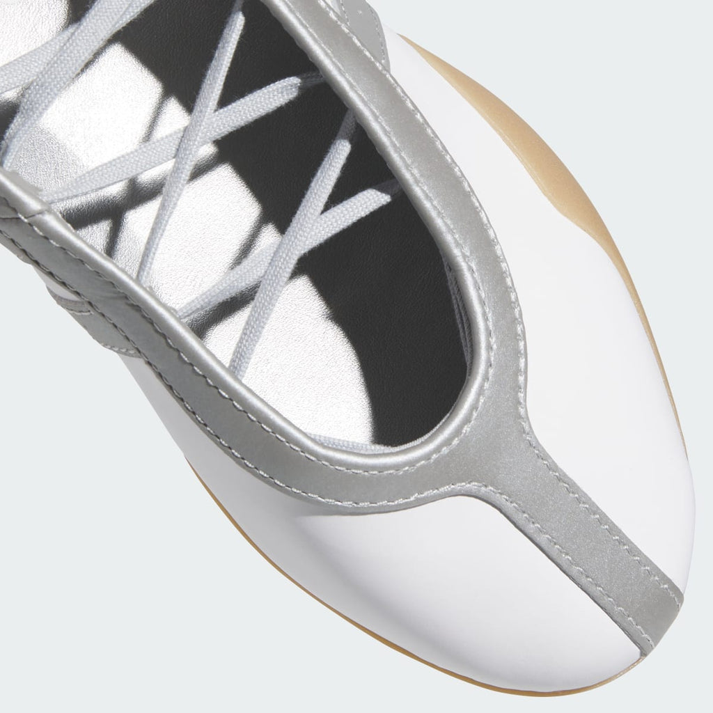 Adidas Women's Taekwondo Mei Shoes - Cloud White / Silver Metallic / Gum - Image 9
