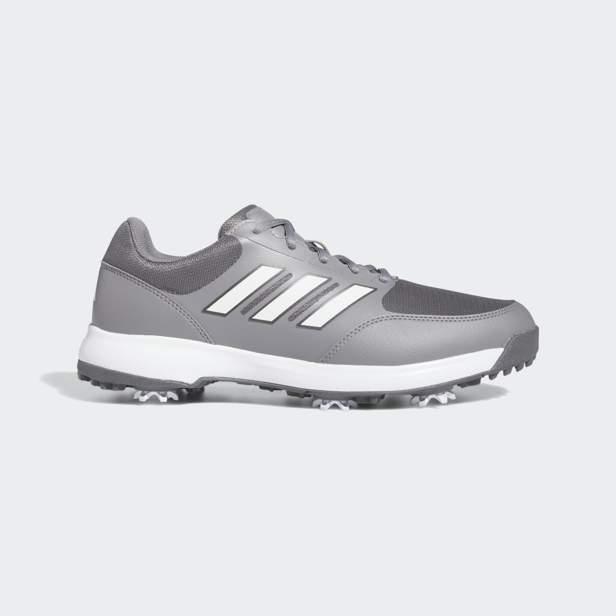 Adidas Men's Tech Response 3.0 Golf Shoes - Grey Four / Cloud White / Grey Three - Image 1