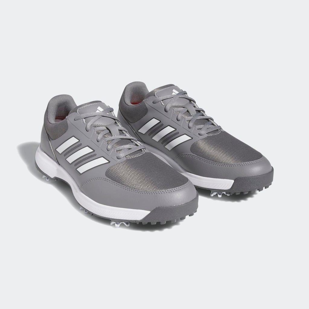Adidas Men's Tech Response 3.0 Golf Shoes - Grey Four / Cloud White / Grey Three - Image 4