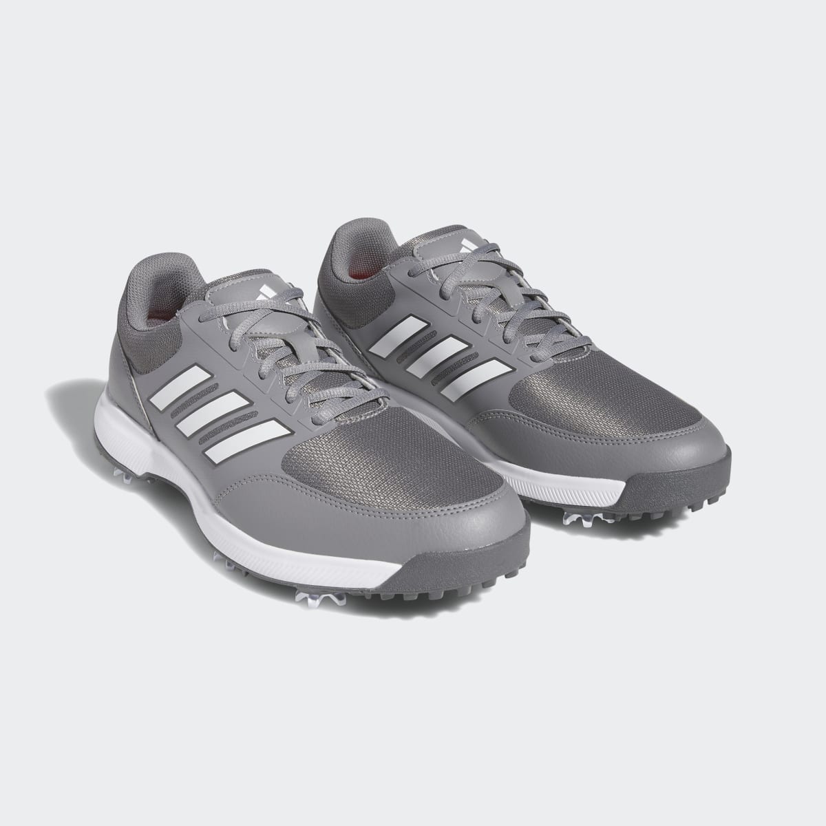 Adidas Men's Tech Response 3.0 Golf Shoes - Grey Four / Cloud White / Grey Three - Image 4