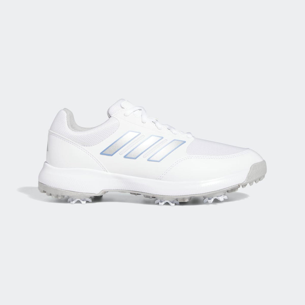 Adidas Women's Tech Response 3.0 Golf Shoes - Cloud White / Silver Metallic / Blue Fusion - Image 1