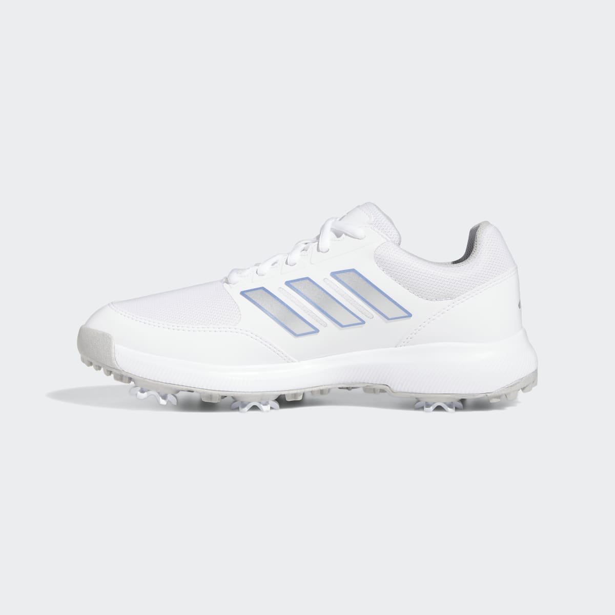 Adidas Women's Tech Response 3.0 Golf Shoes - Cloud White / Silver Metallic / Blue Fusion - Image 6