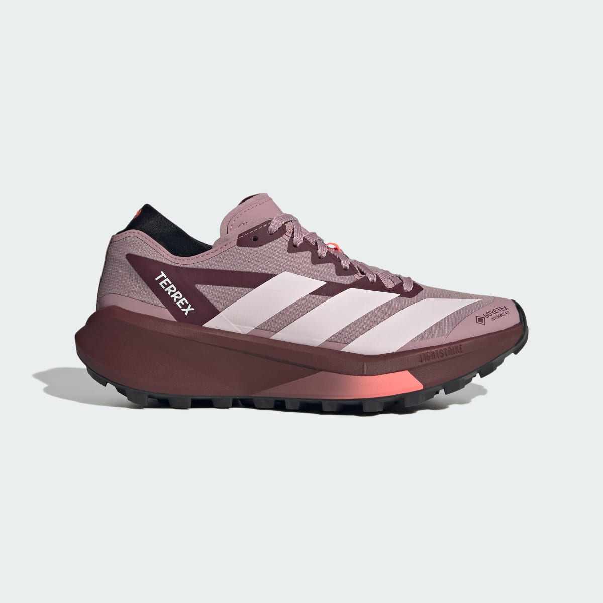 Adidas Women's Terrex Agravic GTX 2 Trail Running Shoes - Magic Mauve / Distilled Pink / Maroon - Image 1