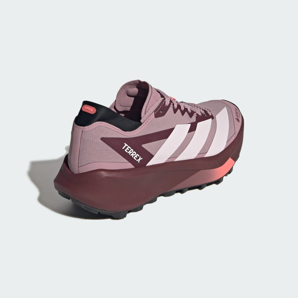 Adidas Women's Terrex Agravic GTX 2 Trail Running Shoes - Magic Mauve / Distilled Pink / Maroon - Image 6