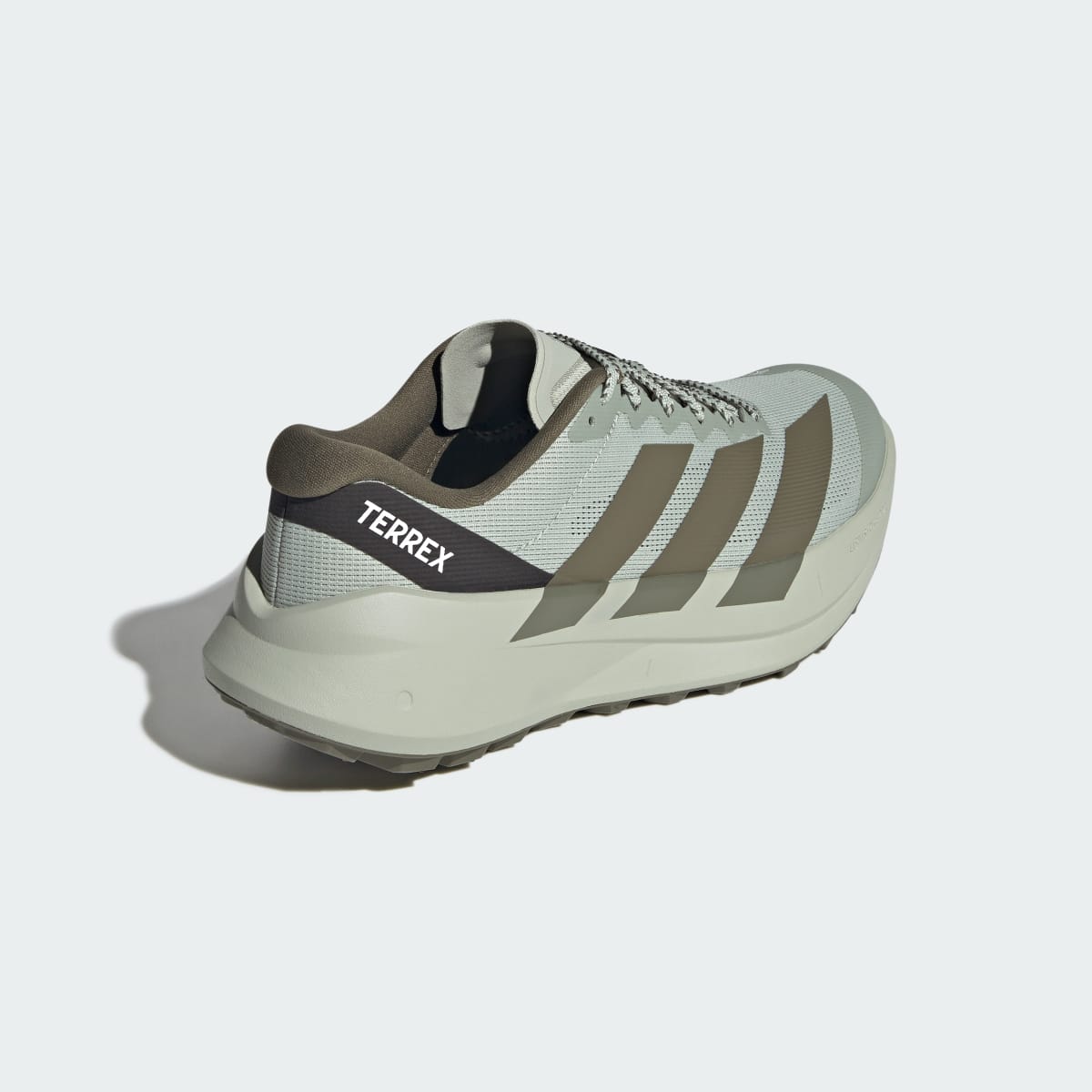 Adidas Men's Terrex Agravic SL Trail Running Shoes - Halo Green / Olive Strata / Pulse Mint - Image 6