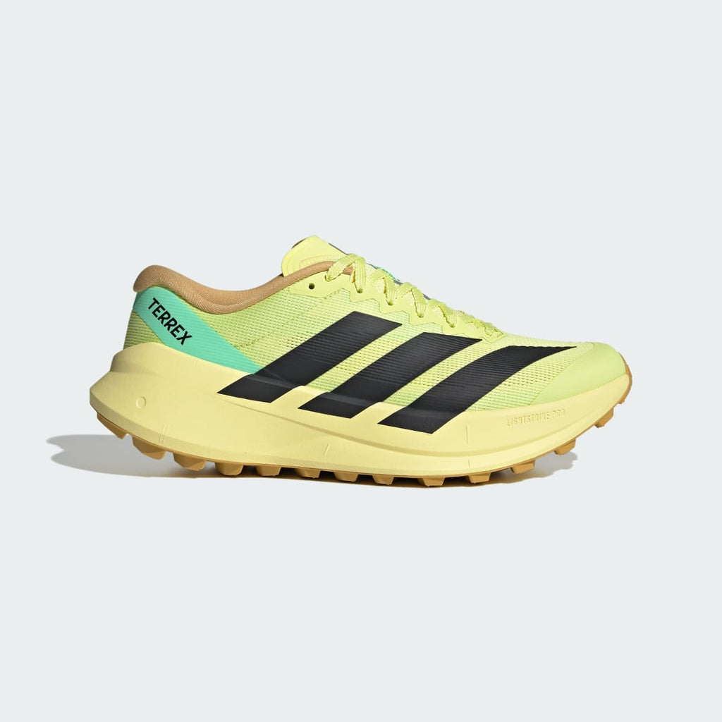 Adidas Men's Terrex Agravic SL Trail Running Shoes - Frozen Lemon / Core Black / Pulse Mint - Image 1