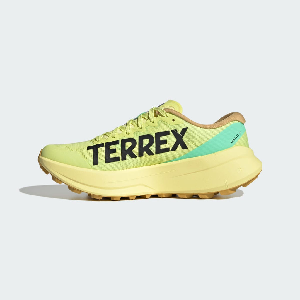 Adidas Men's Terrex Agravic SL Trail Running Shoes - Frozen Lemon / Core Black / Pulse Mint - Image 6