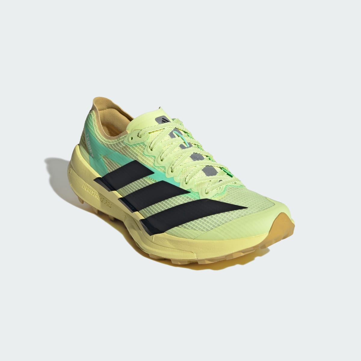 Adidas Men's Terrex Agravic Speed 2 Trail Running Shoes - Frozen Lemon / Core Black / Pulse Mint - Image 8