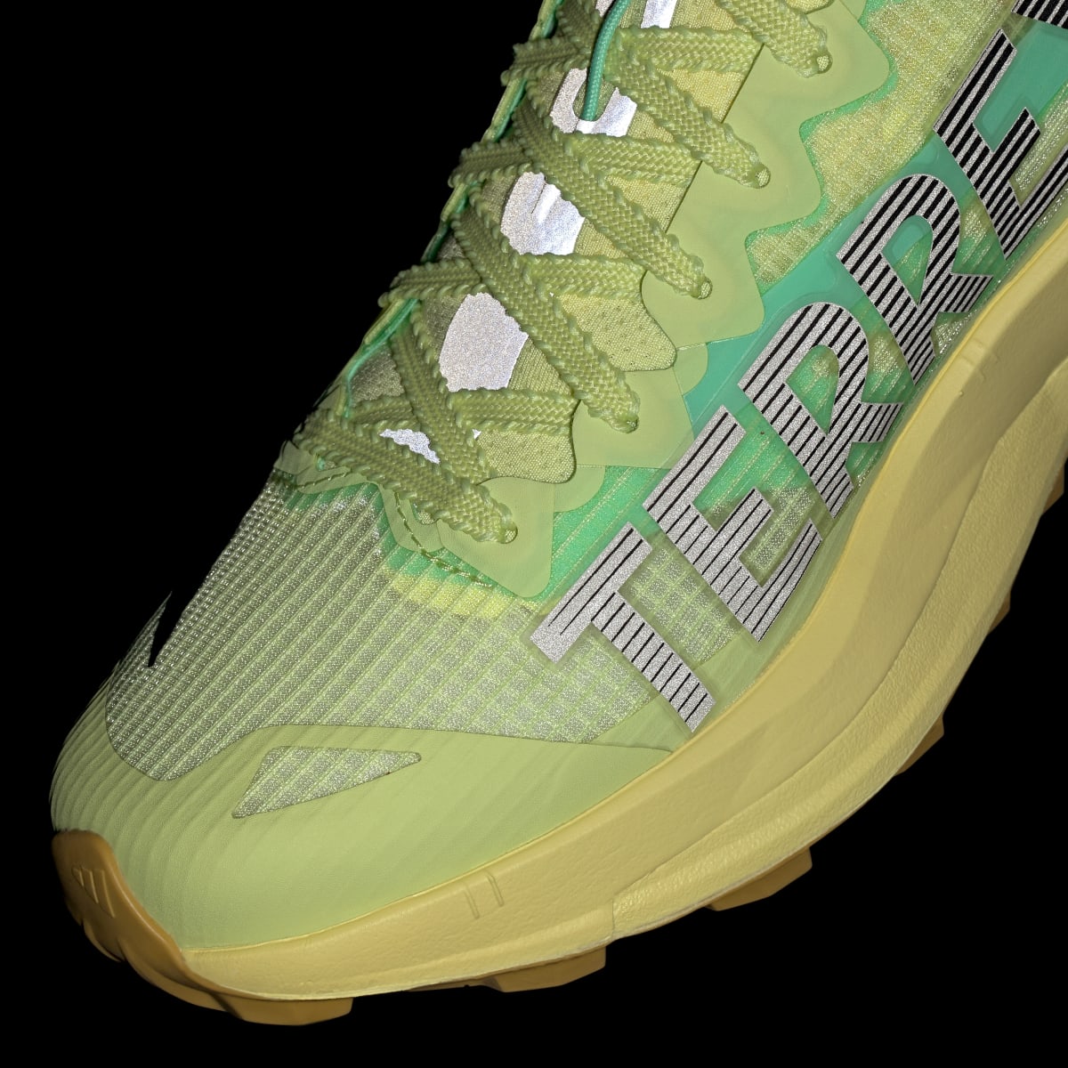 Adidas Men's Terrex Agravic Speed 2 Trail Running Shoes - Frozen Lemon / Core Black / Pulse Mint - Image 11