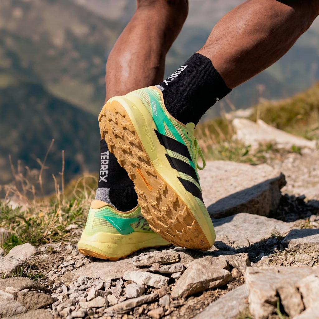 Adidas Men's Terrex Agravic Speed 2 Trail Running Shoes - Frozen Lemon / Core Black / Pulse Mint - Image 6