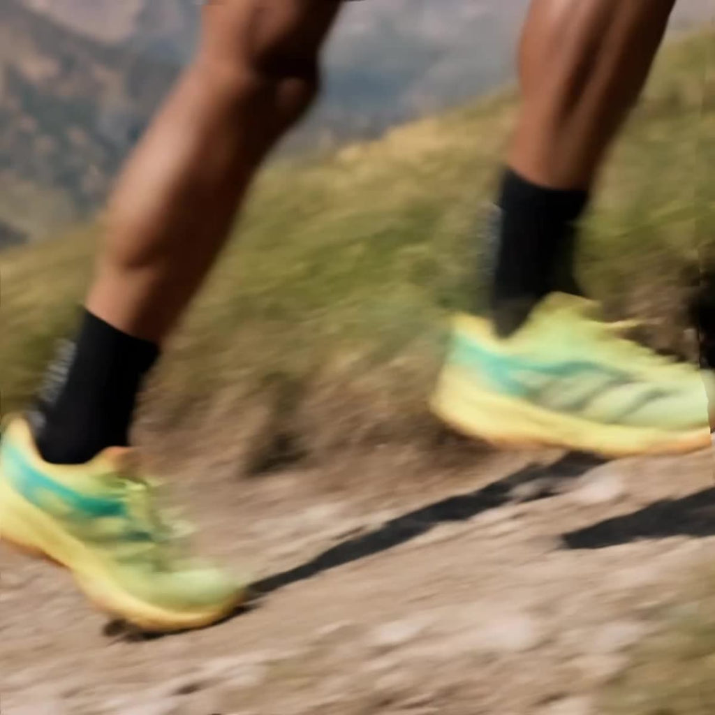 Adidas Men's Terrex Agravic Speed 2 Trail Running Shoes - Frozen Lemon / Core Black / Pulse Mint - Image 2