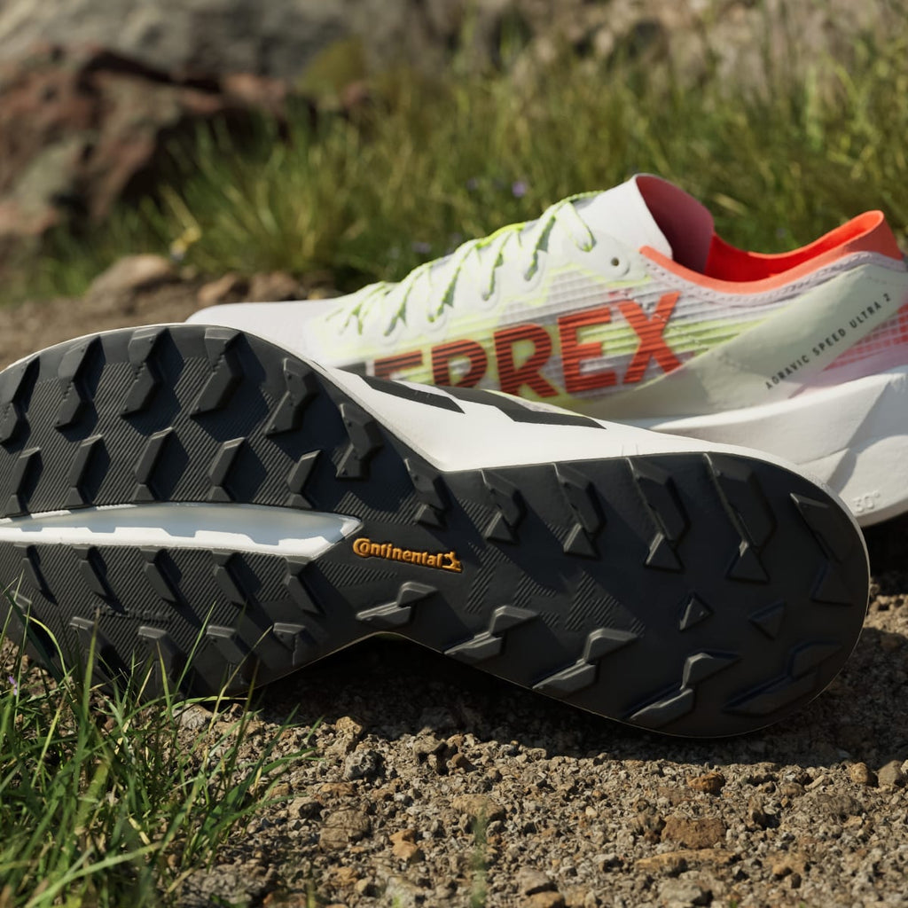 Adidas Men's Terrex Agravic Speed Ultra 2 Trail Running Shoes - Cloud White / Core Black / Semi Impact Orange - Image 12