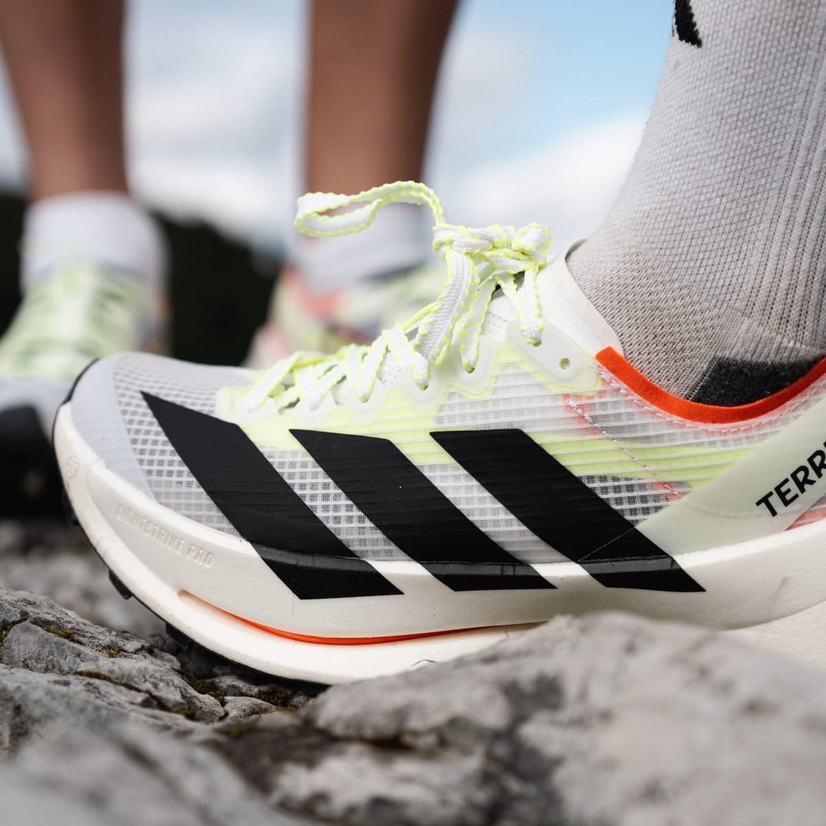 Adidas Men's Terrex Agravic Speed Ultra 2 Trail Running Shoes - Cloud White / Core Black / Semi Impact Orange - Image 14