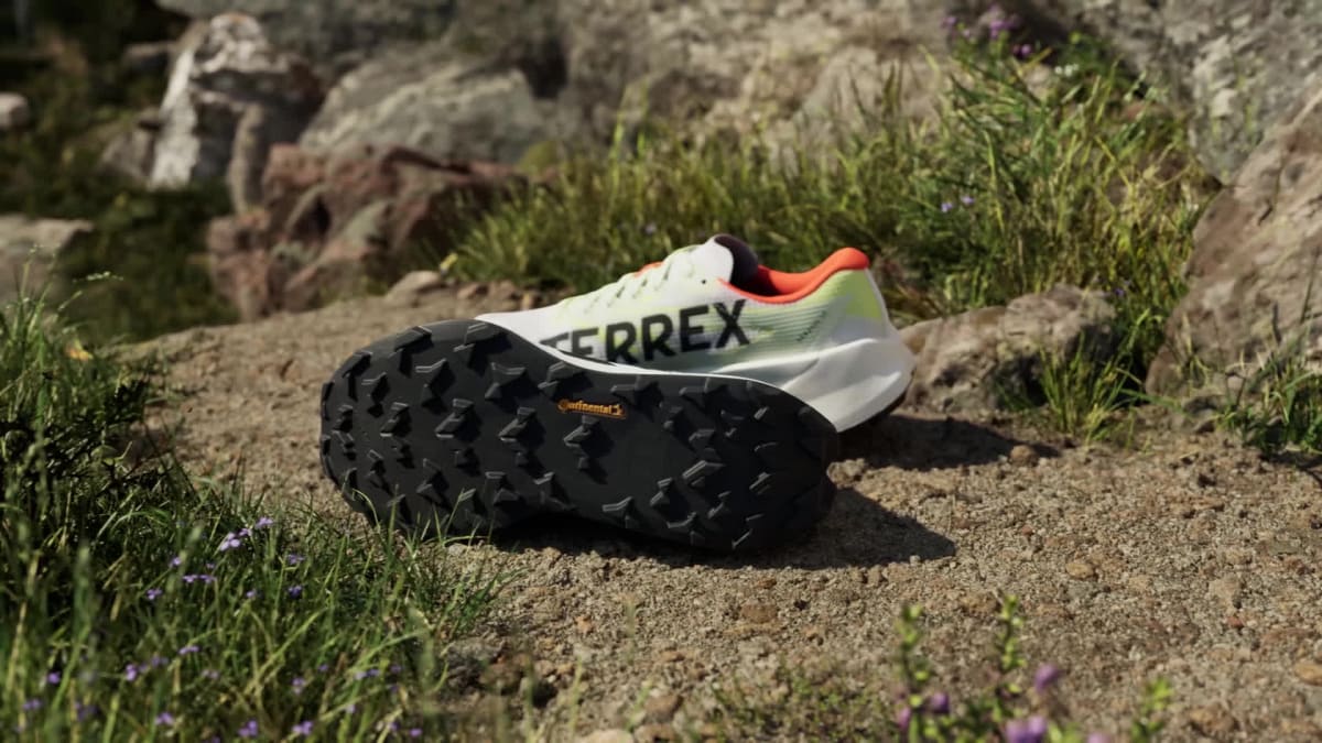 Adidas Women's Terrex Agravic TT Trail Running Shoes - Cloud White / Core Black / Impact Orange - Image 2
