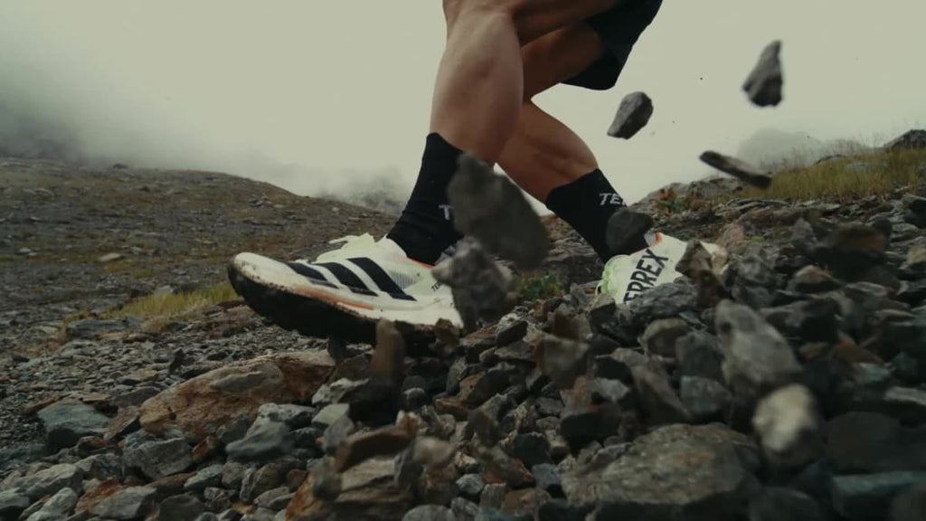 Adidas Women's Terrex Agravic TT Trail Running Shoes - Cloud White / Core Black / Impact Orange - Image 3