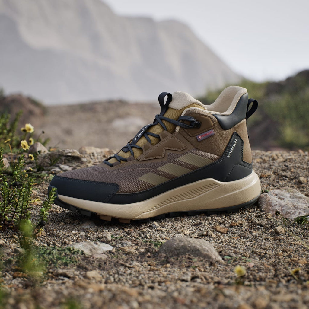 Adidas Men's Terrex Anylander CLIMAWARM+ Hiking Shoes - Brown Oxide / Khaki Six / Carbon - Image 7