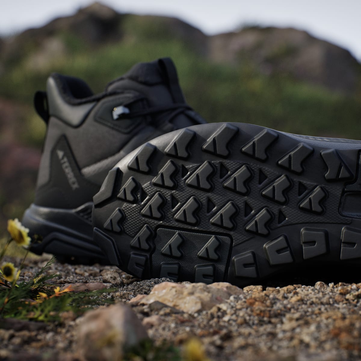 Adidas Women's Terrex Anylander CLIMAWARM+ Hiking Shoes - Carbon / Core Black / Grey Six - Image 11