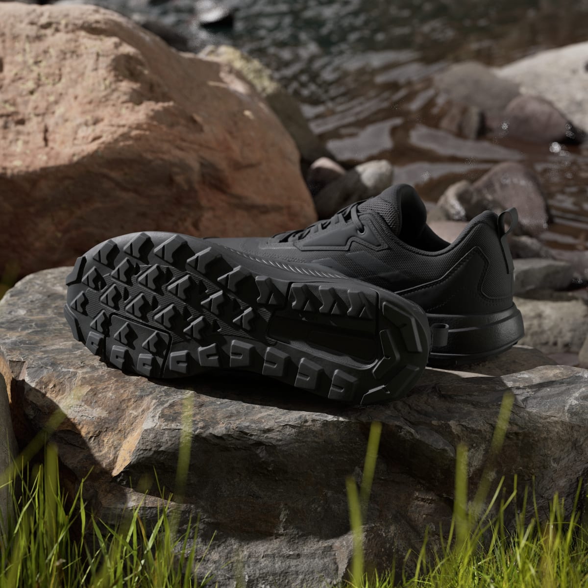 Adidas Men's Terrex Anylander Hiking Shoes - Core Black / Core Black / Grey Four - Image 4