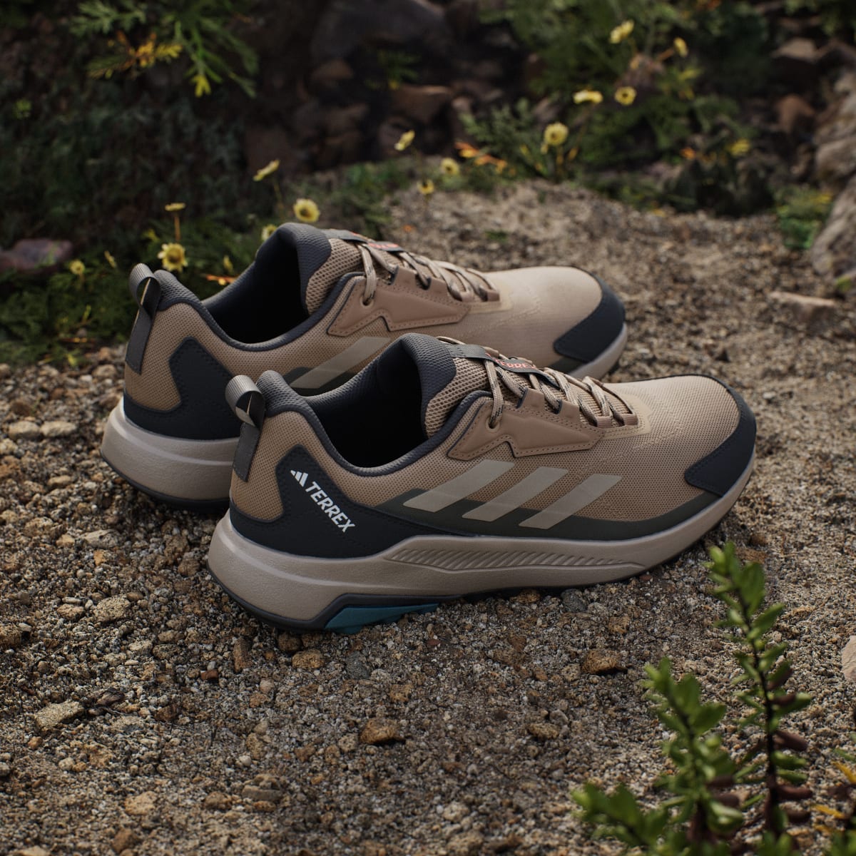 Adidas Men's Terrex Anylander Hiking Shoes - Cardboard / Blanch Cargo / Shadow Olive - Image 6