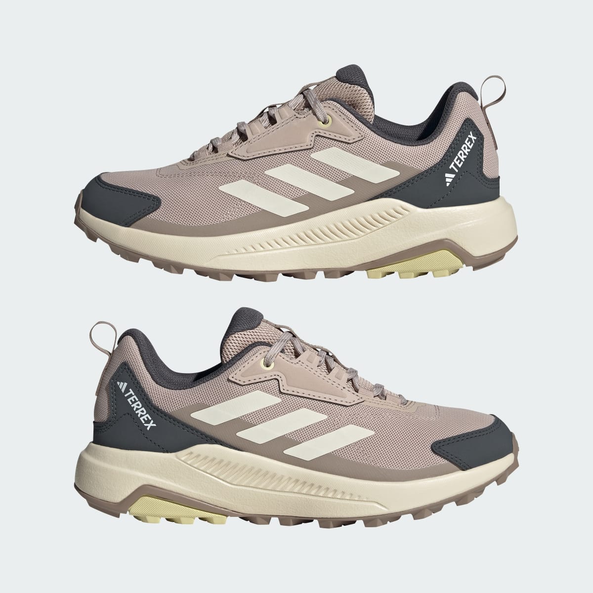 Adidas Women's Terrex Anylander Hiking Shoes - Wonder Taupe / Wonder White / Grey Six - Image 10