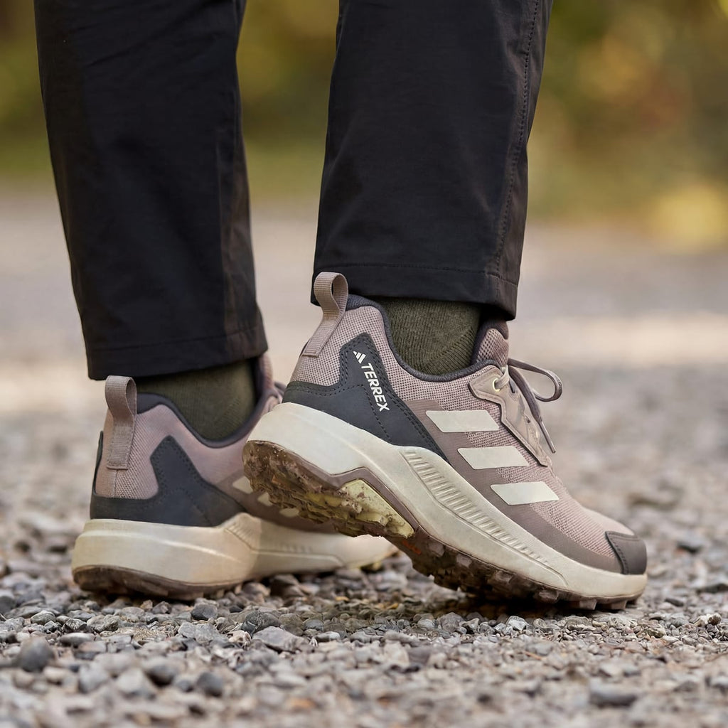 Adidas Women's Terrex Anylander Hiking Shoes - Wonder Taupe / Wonder White / Grey Six - Image 6