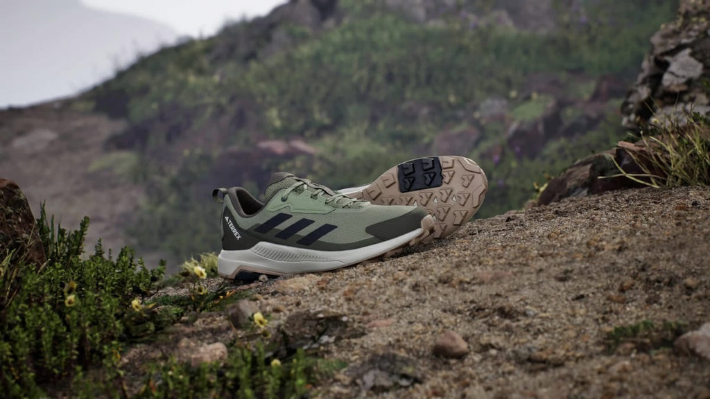Adidas Men's Terrex Anylander Hiking Shoes - Tent Green / Carbon / Olive Strata - Image 2