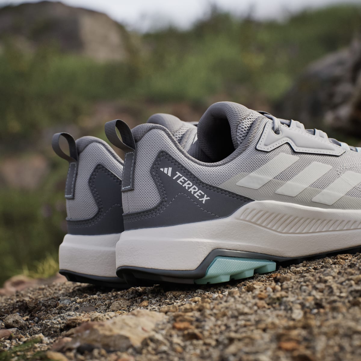 Adidas Women's Terrex Anylander Hiking Shoes - Grey Two / Chalk White / Beige - Image 10