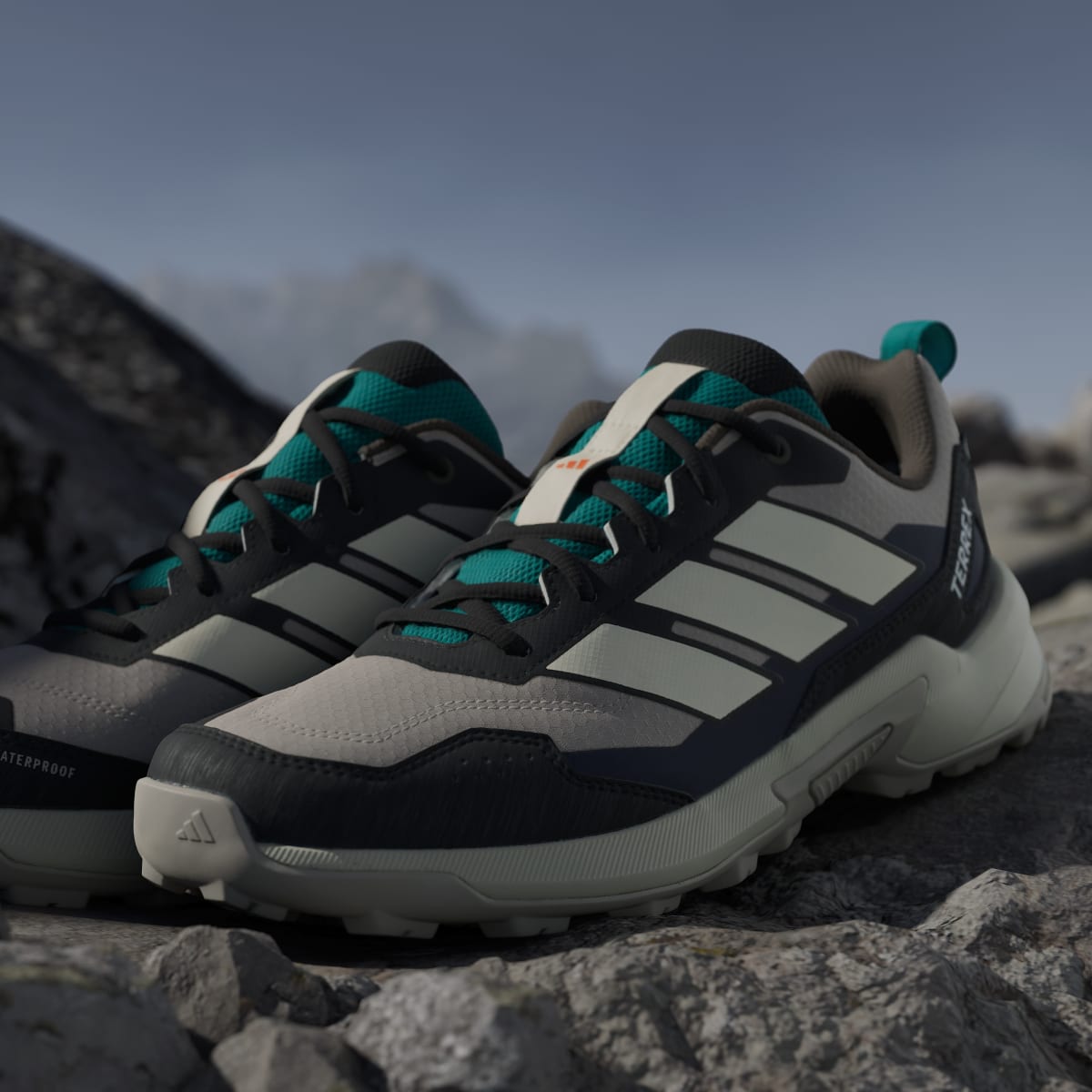 Adidas Men's Terrex Eastrail 3 Climaproof Hiking Shoes - Light Brown / Wonder White / Core Black - Image 9