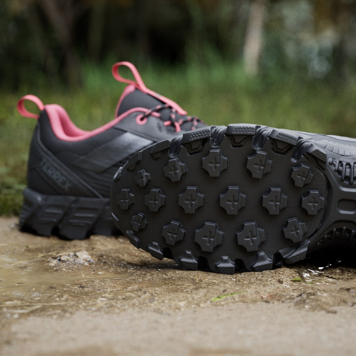 Adidas Women's Terrex Rockadia Hiking Shoe - Core Black / Iron Metallic / Pure Turbo - Image 11