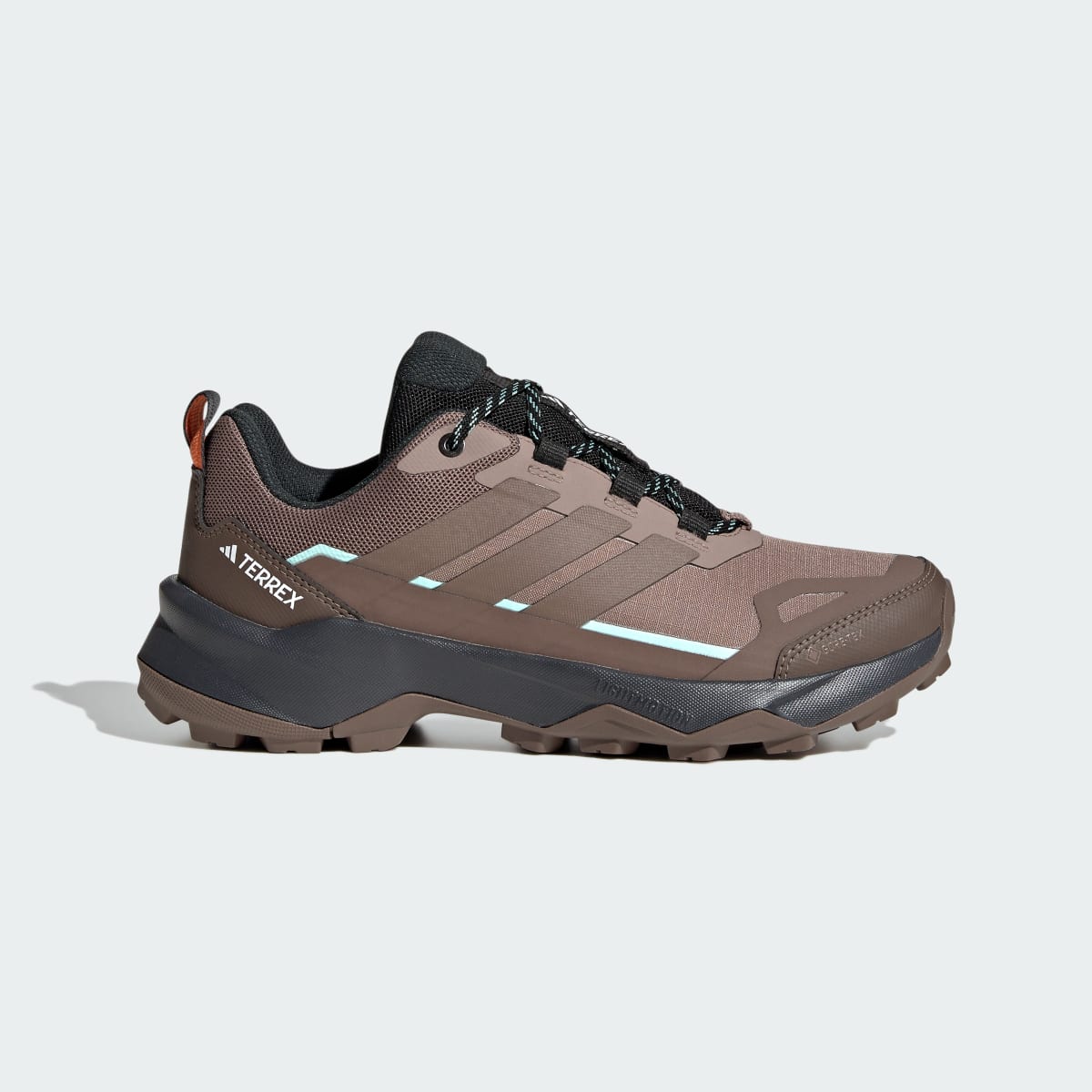 Adidas Women's Terrex Skychaser AX5 GORE-TEX Hiking Shoes - Trace Brown / Earth Strata / Semi Impact Orange - Image 1