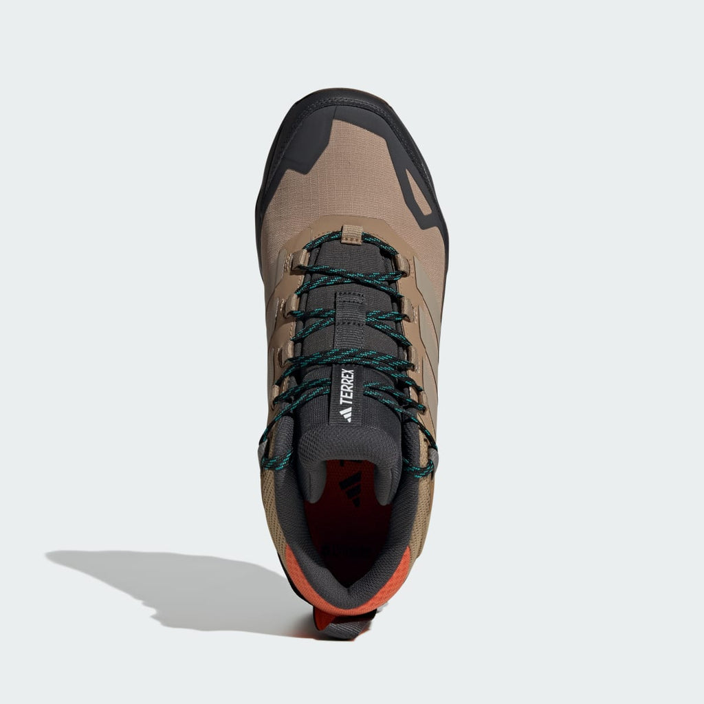 Adidas Men's Terrex Skychaser AX5 Mid GORE-TEX Hiking Shoes - Cardboard / Blanch Cargo / Semi Impact Orange - Image 2