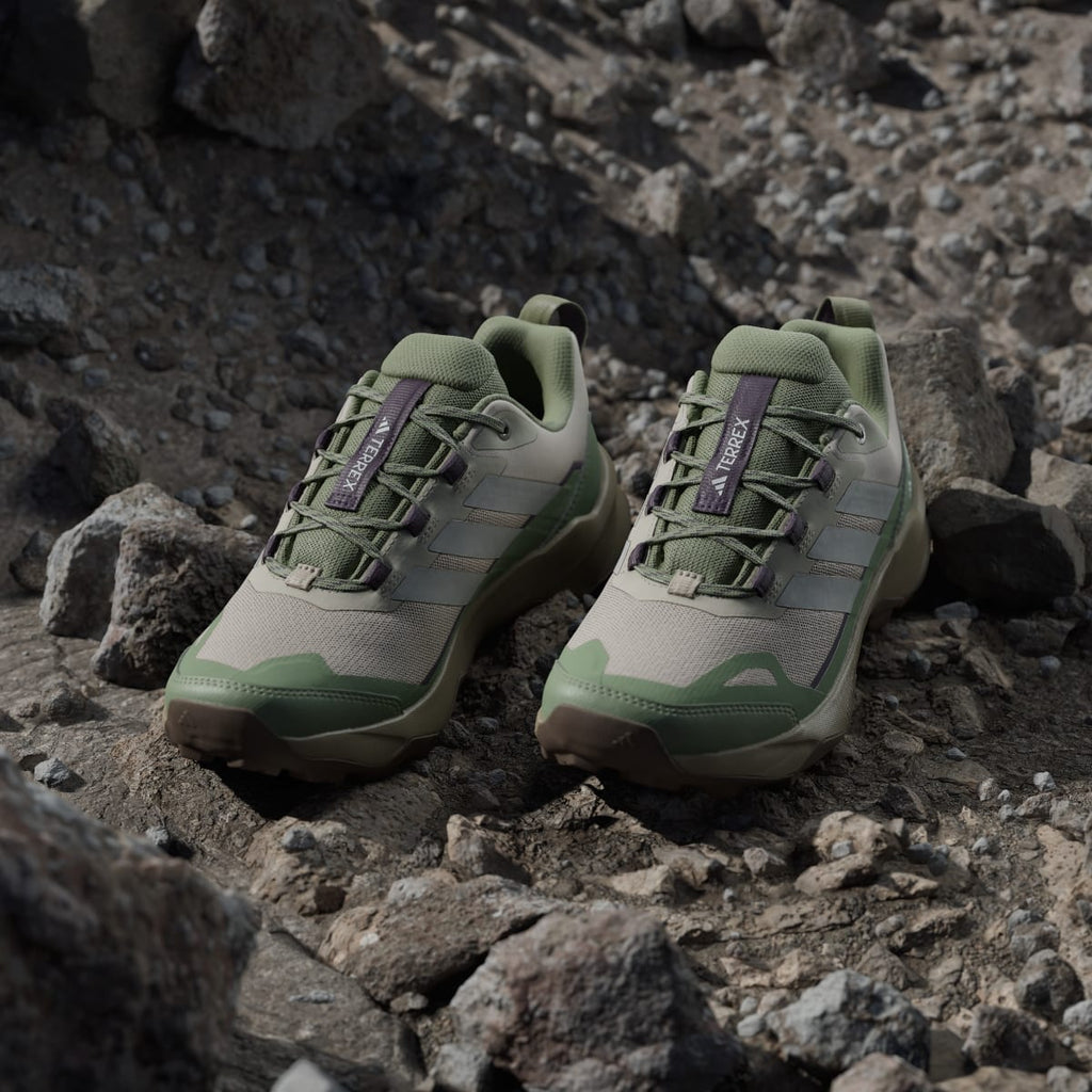 Adidas Women's Terrex Skychaser Ax5 Hiking Shoes - Beige / Grey Two / Tent Green - Image 5