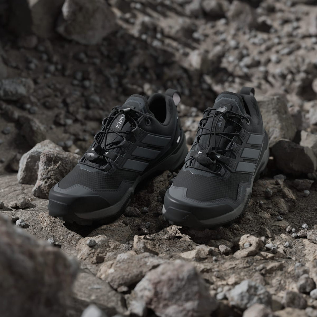 Adidas Women's Terrex Skychaser GORE-TEX Hiking Shoes - Core Black / Grey Three / Grey Six - Image 5