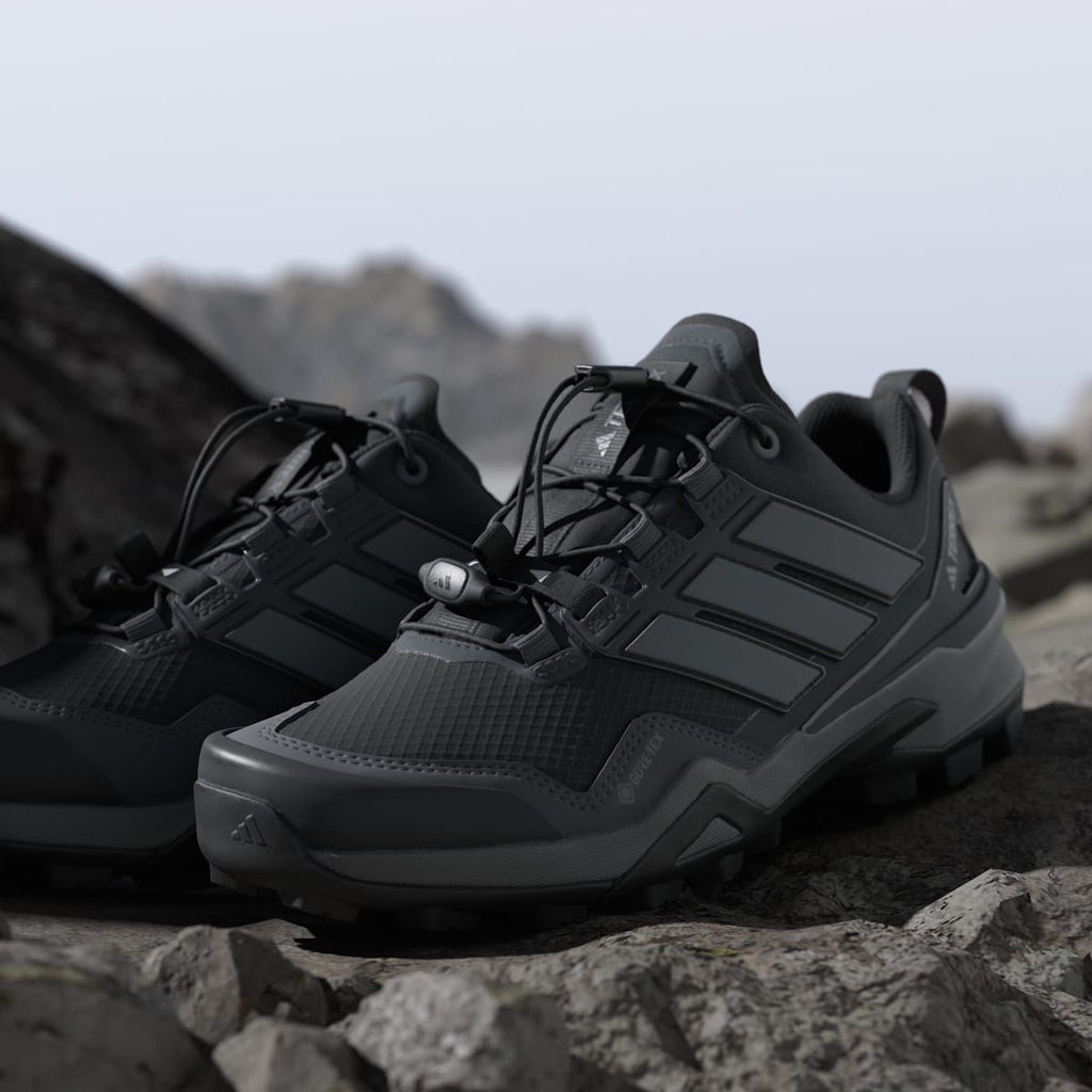 Adidas Women's Terrex Skychaser GORE-TEX Hiking Shoes - Core Black / Grey Three / Grey Six - Image 9