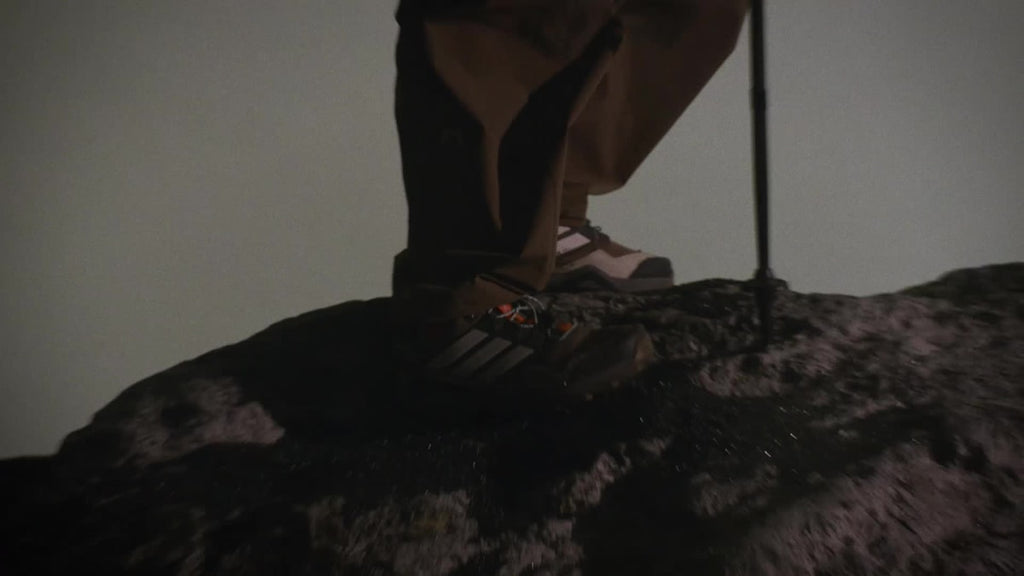 Adidas Women's Terrex Skychaser GORE-TEX Hiking Shoes - Earth Strata / Grey One / Semi Flash Aqua - Image 2
