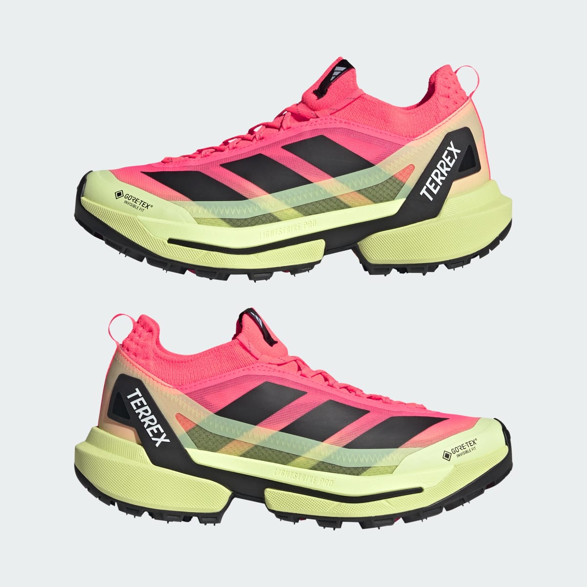 Adidas Women's Terrex Skychaser Ultra GORE-TEX Hiking Shoes - Solar Turbo / Core Black / Frozen Lemon - Image 7
