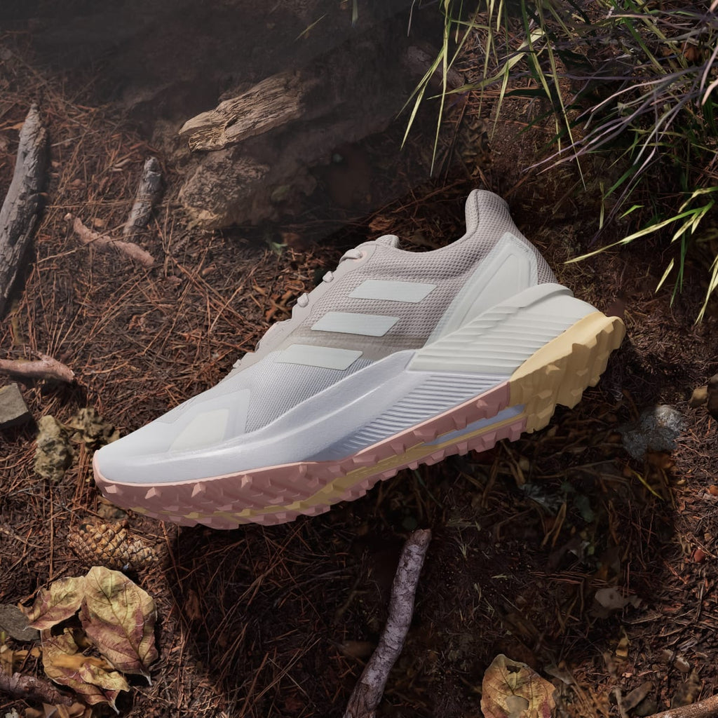 Adidas Women's Terrex Soulstride Trail Running Shoes - Beige / Ice Tangerine / Blush Pink - Image 7