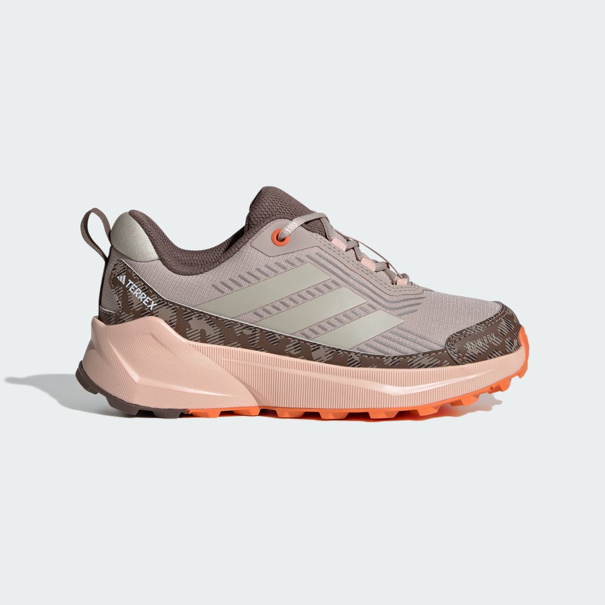 Adidas Kids' Terrex Trailmaker 2 RAIN.RDY Hiking Shoes - Wonder Taupe / Beige / Trace Brown - Image 1