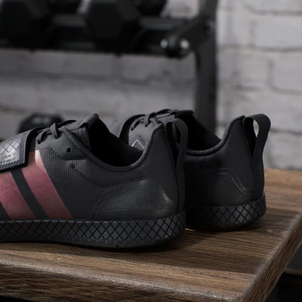 Adidas Men's The Total Weightlifting Shoes - Core Black / Core Black / Carbon - Image 10