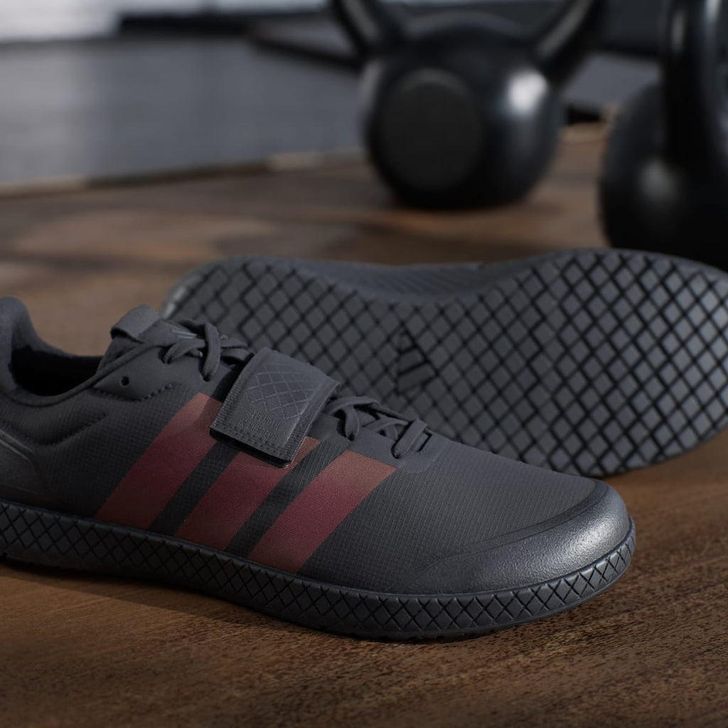 Adidas Women's The Total Weightlifting Shoes - Core Black / Core Black / Carbon - Image 11