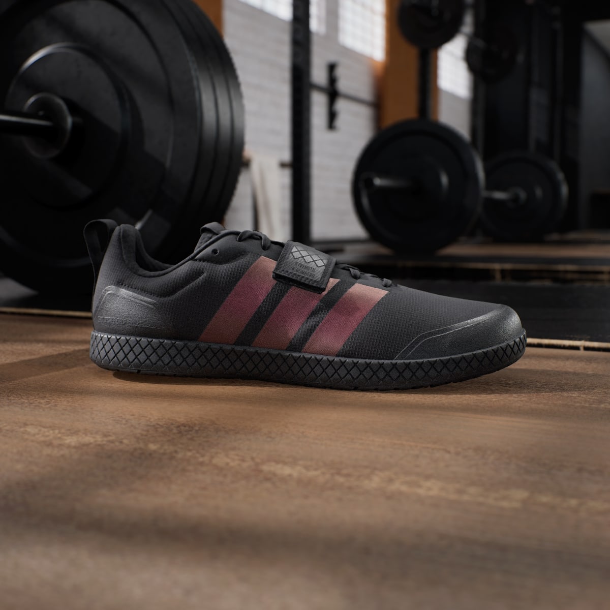 Adidas Women's The Total Weightlifting Shoes - Core Black / Core Black / Carbon - Image 3
