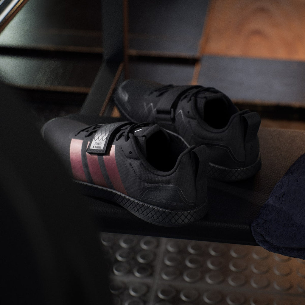 Adidas Men's The Total Weightlifting Shoes - Core Black / Core Black / Carbon - Image 6