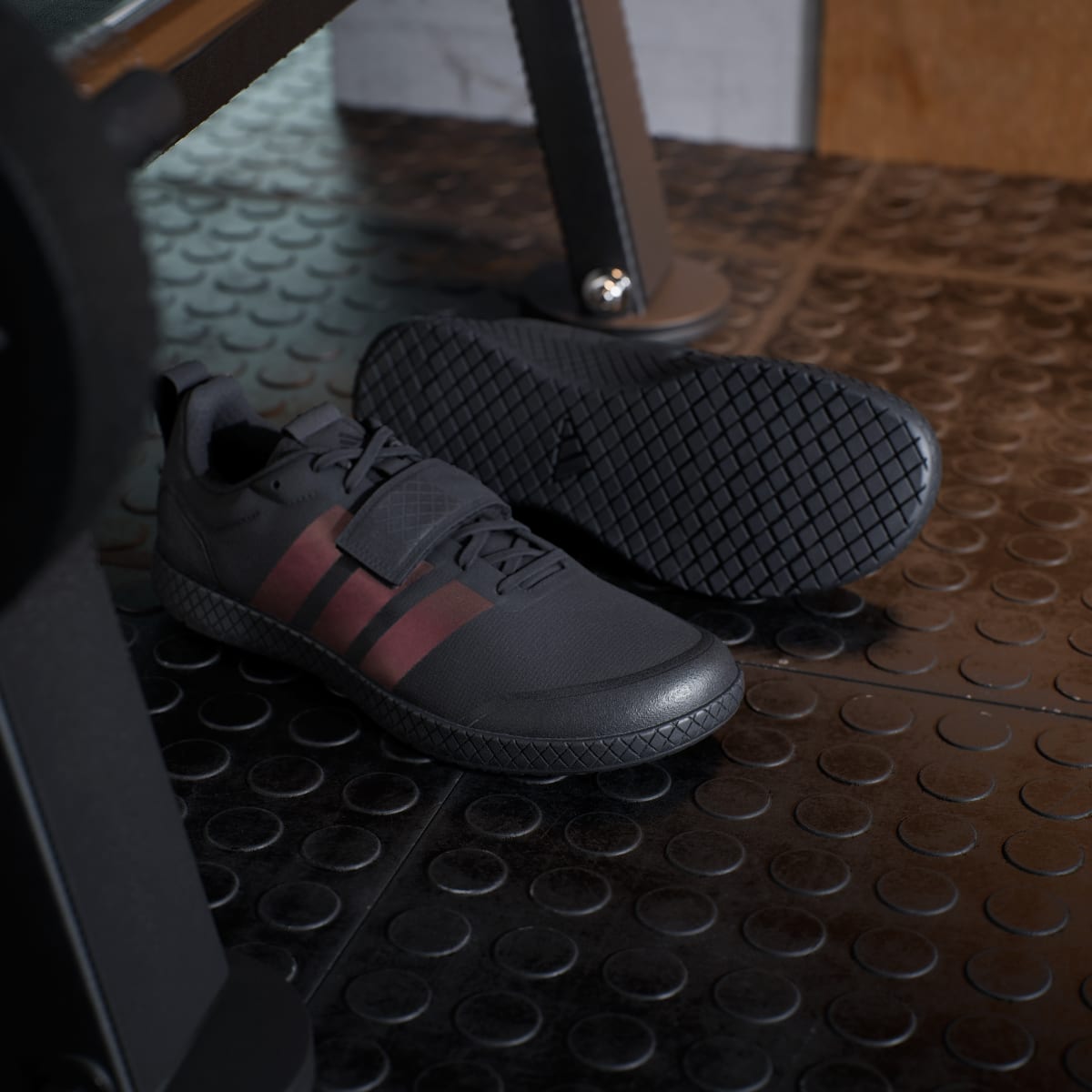 Adidas Men's The Total Weightlifting Shoes - Core Black / Core Black / Carbon - Image 8