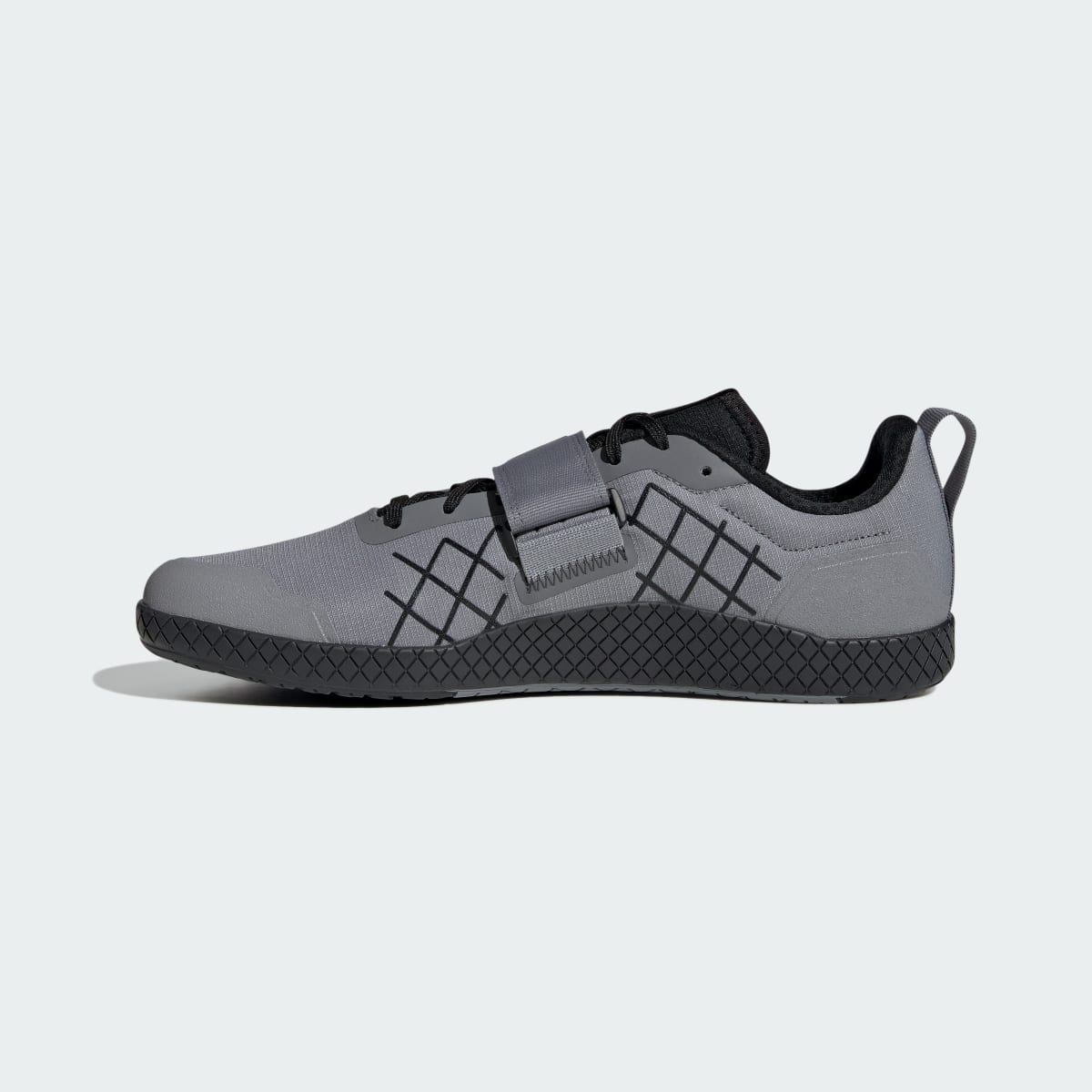 Adidas Women's The Total Weightlifting Shoes - Grey / Carbon / Core Black - Image 6